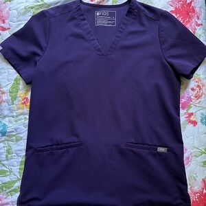 Figs Women's Top in Dark Purple